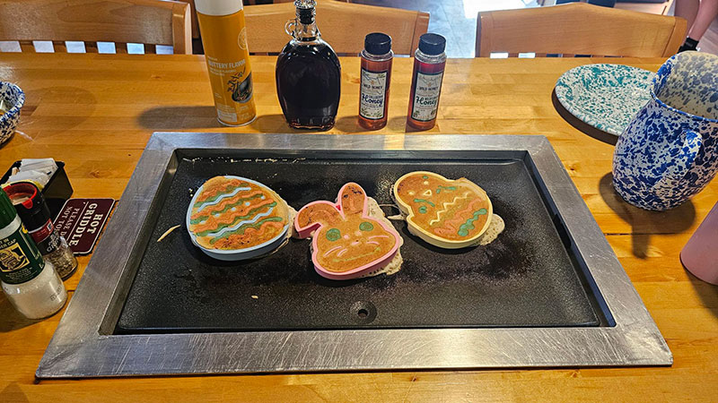 Easter Pancake Fun at Old Sugar Mill Pancake House