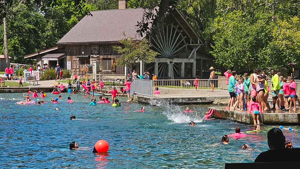 Swimming at DeLeon